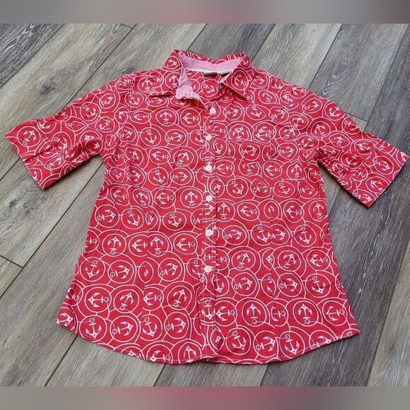 LL Bean short sleeve summer top - Picture 1 of 11